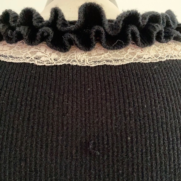 Y2k ALANNAH HILL 100% merino Cardigan with silk ties SIZE 6 - Picture 14 of 15